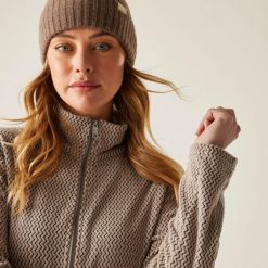 Polar damski rozsuwany Heidy. Brązowe bluzy z polaru Regatta, bez wzorów, z polaru, trekkingowe. Za 228.50 zł.