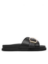 Gant Klapki 32501254 Czarny. Czarne klapki Gant, bez wzorów, ze skóry, bez obcasa, bez zapięcia. Za 459.99 zł.