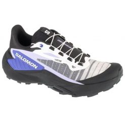 Buty do biegania Salomon Genesis L47767300 czarne. Czarne buty do biegania bez wzorów, z gumy, bez zapięcia, do biegania. Za 715.17 zł.