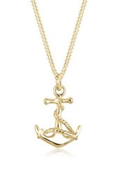 Elli Elli Naszyjnik Anker Symbol Maritim Meer 925 Sterling Silber Naszyjniki 1 ct Damski. Szare naszyjniki Elli, z materiału, srebrne. Za 248.99 zł.