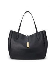 Polo Ralph Lauren Torebka 428935220002 Czarny. Czarne shopper bag Polo Ralph Lauren, bez wzorów, ze skóry, bez dodatków. Za 3,799.00 zł.