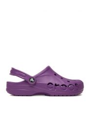 Crocs Klapki C-BAYA CLOG 10126-57H Fioletowy. Fioletowe klapki Crocs, bez wzorów, z tworzywa sztucznego, bez obcasa, bez zapięcia. Za 199.99 zł.