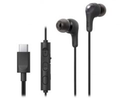 Słuchawki dokanałowe JVC HA-FR9UC USB-C Czarne. Czarne słuchawki douszne Jvc. Za 74.99 zł.