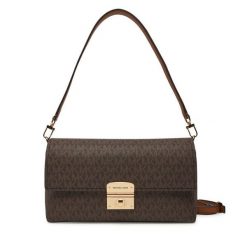 Torebka MICHAEL Michael Kors. Brązowe torebki klasyczne MICHAEL Michael Kors, bez wzorów, klasyczne, bez dodatków. Za 859.99 zł.