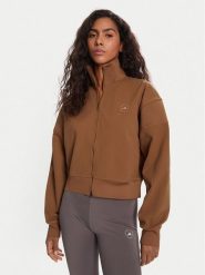 Adidas by Stella McCartney Bluza Knitted Track Top JX6782 Brązowy Regular Fit. Brązowe bluzy adidas by Stella McCartney, m, bez wzorów, z syntetyku, bez kaptura. Za 809.99 zł.