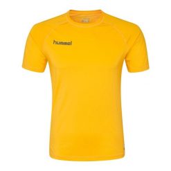 Koszulka termoaktywna dla dorosłych Hummel First Performance Jersey S/S. Brązowe bielizna termoaktywna damska Hummel, bez wzorów, z jersey, bez ramiączek, do piłki nożnej. Za 127.50 zł.