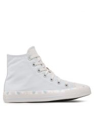 Converse Trampki Chuck Taylor All Star Marbled A02877C Biały. Białe trampki Converse, bez wzorów, z materiału, retro, bez zapięcia. Za 209.99 zł.