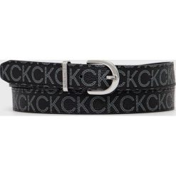 Calvin Klein pasek damski kolor czarny. Czarne paski Calvin Klein, bez wzorów. Za 229.99 zł.