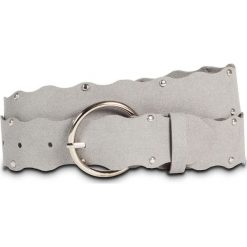 Pasek "Fala" bonprix szary. Paski marki bonprix. Za 44.99 zł.