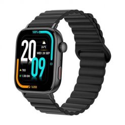 Smartwatch Colmi C8 Max z magnetycznym paskiem (czarny). Czarne smartbandy Colmi. Za 149.00 zł.