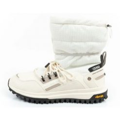 Buty śniegowce Colmar Warmer Polar 163 białe. Białe śniegowce bez wzorów, z gumy, przed kolano, bez zapięcia. Za 518.78 zł.