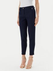 Maryley Spodnie materiałowe 25EB52Z/M24/43BL Granatowy Regular Fit. Niebieskie spodnie materiałowe Maryley, bez wzorów, z materiału. Za 169.99 zł.