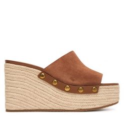 Espadryle MICHAEL Michael Kors. Brązowe espadryle MICHAEL Michael Kors, bez wzorów, bez obcasa. Za 739.99 zł.