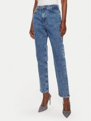 Noisy May Jeansy Daisy 27031099 Niebieski Mom Fit. Niebieskie jeansy Noisy May, bez wzorów, z bawełny. Za 69.99 zł.