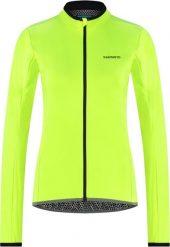 Damska kurtka przeciwdeszczowa WINDFLEX, neonowy żółty. Żółte kurtki przeciwdeszczowe Shimano, s, bez wzorów, z elastanu, bez kaptura, rowerowe. Za 549.90 zł.