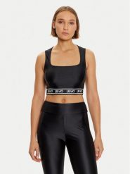 Liu Jo Sport Biustonosz top TF4191 J4726 Czarny Regular Fit. Czarne biustonosze Liu Jo Sport, bez wzorów, z syntetyku. Za 219.99 zł.