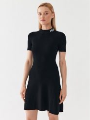 Hugo Sukienka dzianinowa Sarty 50495572 Czarny Slim Fit. Czarne sukienki Hugo, xs, bez wzorów, z dzianiny, bez kołnierzyka, bez ramiączek. Za 539.99 zł.