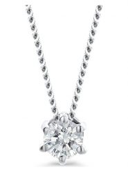 Revoni Złoty naszyjnik z diamentową zawieszką - dł. 45 cm rozmiar: onesize. Szare naszyjniki Revoni, z materiału, z diamentem, złote. Za 3,131.99 zł.