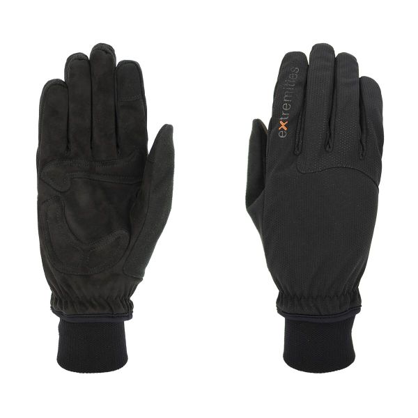 Extremity gloves Eco Active-black. Czarne rękawiczki EXTREMITIES, bez wzorów, z nylonu, sportowe. Za 193.37 zł.