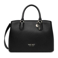 Torebka Nine West. Czarne torebki klasyczne Nine West, bez wzorów, klasyczne, bez dodatków. Za 249.99 zł.