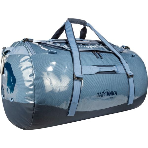 Torba podróżna Tatonka Barrel 1. Niebieskie torby podróżne Tatonka, bez wzorów, z materiału. Za 819.99 zł.