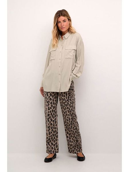 Cream Koszula "Nola" w kolorze beżowym rozmiar: 42. Brązowe koszule Cream, bez wzorów, bez kołnierzyka, bez ramiączek. Za 136.78 zł.