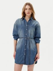 JOOP! Jeans Sukienka jeansowa Nele 30046673 Niebieski Regular Fit. Niebieskie sukienki Joop! Jeans, s, bez wzorów, z bawełny, bez kołnierzyka, bez ramiączek. Za 419.99 zł.
