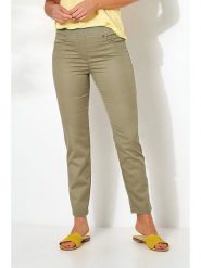 Relaxed by TONI Spodnie w kolorze khaki rozmiar: W42. Brązowe spodnie materiałowe Relaxed by TONI, bez wzorów, z materiału, klasyczne. Za 127.95 zł.