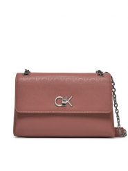 Calvin Klein Torebka Re-Lock Ew Conv Xbody_Epi Mono K60K611564 Różowy. Czerwone torebki klasyczne Calvin Klein, bez wzorów, ze skóry, bez dodatków. Za 379.99 zł.