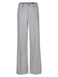 Herrlicher Spodnie "Lovely" w kolorze jasnoszarym rozmiar: W31. Szare spodnie materiałowe Herrlicher, bez wzorów, z materiału, z podwyższonym stanem. Za 208.99 zł.