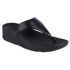 Japonki FitFlop Lulu W I88-001 czarne. Czarne japonki bez wzorów, z gumy. Za 464.26 zł.