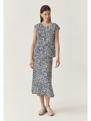 TATUUM Bluzka w kolorze granatowo-białym rozmiar: 36. Niebieskie bluzki Tatuum, bez wzorów, z wiskozy, bez kołnierzyka, bez ramiączek. Za 88.23 zł.