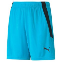 Szorty dla dzieci Puma Team Liga. Czarne szorty Puma, bez wzorów, sportowe. Za 53.99 zł.