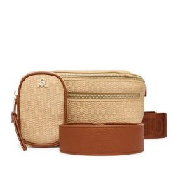 Torebka Steve Madden. Brązowe listonoszki Steve Madden, bez wzorów, bez dodatków. Za 429.99 zł.