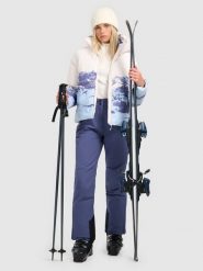 4F Spodnie narciarskie membrana 5000 damskie - granatowe XXL. Niebieskie spodnie narciarskie 4f, bez wzorów, narciarskie. Za 299.99 zł.