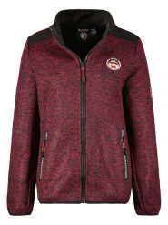 Geographical Norway Kurtka polarowa "Tango" w kolorze bordowym rozmiar: XL. Czerwone kurtki Geographical Norway, xl, bez wzorów, z polaru, bez kaptura. Za 207.34 zł.