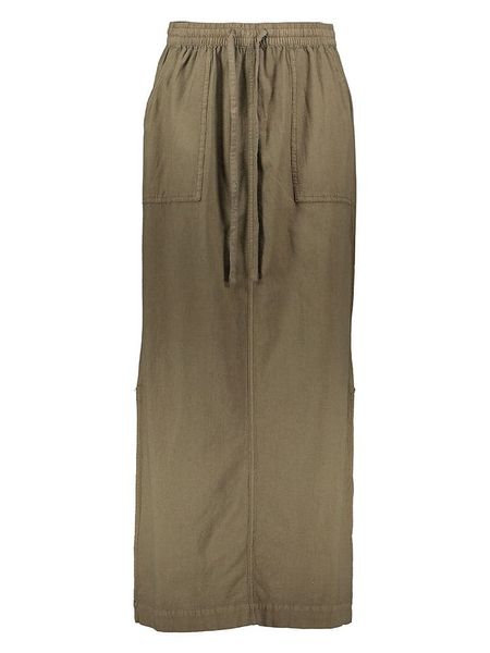 Kaffe Spódnica "Kanaya Liah" w kolorze khaki rozmiar: 38. Brązowe spódnice Kaffe, na co dzień, bez wzorów, z bawełny, maxi, proste. Za 78.66 zł.