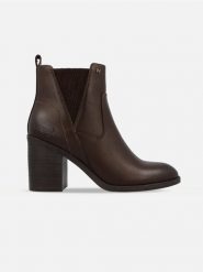 Wrangler Botki "Fioris" w kolorze brązowym rozmiar: 41. Brązowe botki Wrangler, bez wzorów, eleganckie, bez obcasa, bez zapięcia. Za 224.95 zł.