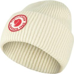 Czapka zimowa Fjällräven 1960 Logo. Białe czapki zimowe Fjällräven, bez wzorów, z materiału, eleganckie. Za 351.99 zł.