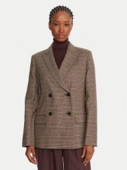 Weekend Max Mara Marynarka Giove 2525046022 Brązowy Regular Fit. Brązowe marynarki i żakiety Weekend Max Mara, bez wzorów, z wełny, bez ramiączek. Za 1,969.00 zł.