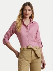 LAUREN RALPH LAUREN Koszula 200782777067 Różowy Relaxed Fit. Czerwone koszule Lauren Ralph Lauren, xl, bez wzorów, ze lnu, bez kołnierzyka, bez ramiączek. Za 579.99 zł.