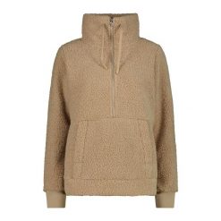 Kobieca bluza półzipowana CMP. Brązowe bluzy bez kaptura CMP, na zimę, bez wzorów, bez kaptura. Za 347.00 zł.