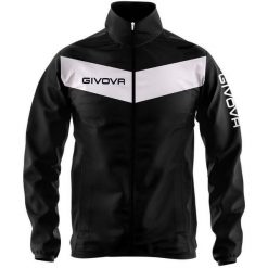 Kurtka sportowa Givova Rain Nero-bianco Czarna 2xl. Białe kurtki przeciwdeszczowe Givova, uniwersalny, bez wzorów, bez kaptura, na fitness i siłownię. Za 173.99 zł.