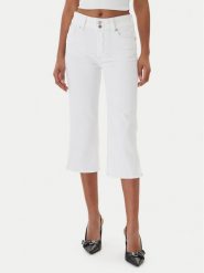 Guess Jeans Jeansy W6GA2G D0131 Biały Regular Fit. Białe jeansy Guess Jeans, z aplikacjami, z bawełny. Za 379.99 zł.