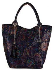 Mia Tomazzi Skórzana torebka "Liberazione" w kolorze czarnym ze wzorem - 20 x 35 x 18 cm rozmiar: onesize. Czarne torebki klasyczne Mia Tomazzi, bez wzorów, z materiału, bez dodatków. Za 297.26 zł.