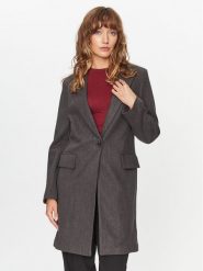 ONLY Płaszcz przejściowy Nancy 15292832 Szary Regular Fit. Szare płaszcze ONLY, xs, bez wzorów, z syntetyku, bez kaptura. Za 179.99 zł.