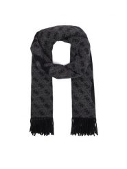 Guess Szalik AM9667 POL03 Szary ciemny. Szare szaliki i kominy Guess, z aplikacjami, z poliesteru. Za 234.99 zł.