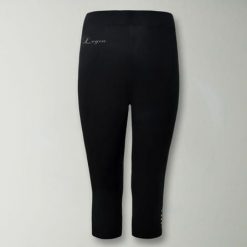 Legginsy Legea Pinocchietto Laia Damskie. Czarne legginsy LEGEA, bez wzorów, z elastanu, sportowe. Za 75.00 zł.