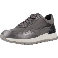 Buty GEOX D DESYA Szary. Szare trekkingi Geox, bez wzorów, z tkaniny, bez zapięcia, trekkingowe. Za 501.99 zł.