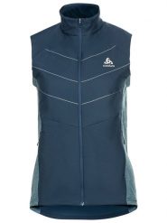 Odlo Kamizelka "Easy S-Thermic" w kolorze niebieskim do biegania rozmiar: L. Niebieskie kamizelki ODLO, l, bez wzorów, ze skóry, sportowe, bez ramiączek, bez kaptura, do biegania. Za 316.99 zł.